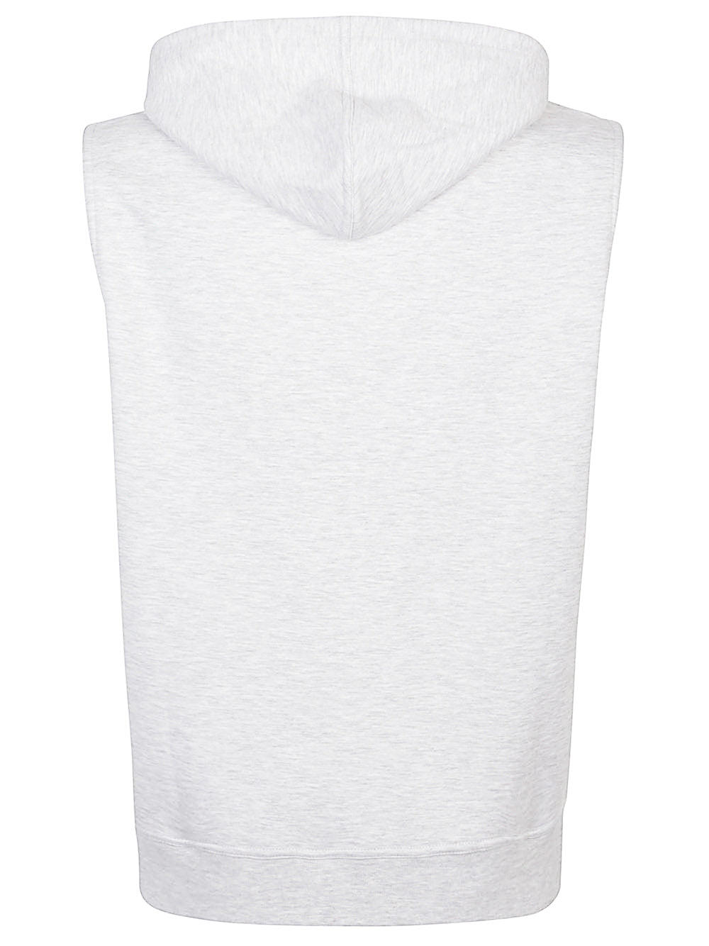 Brunello Cucinelli Cotton Blend Hooded Vest In Grey