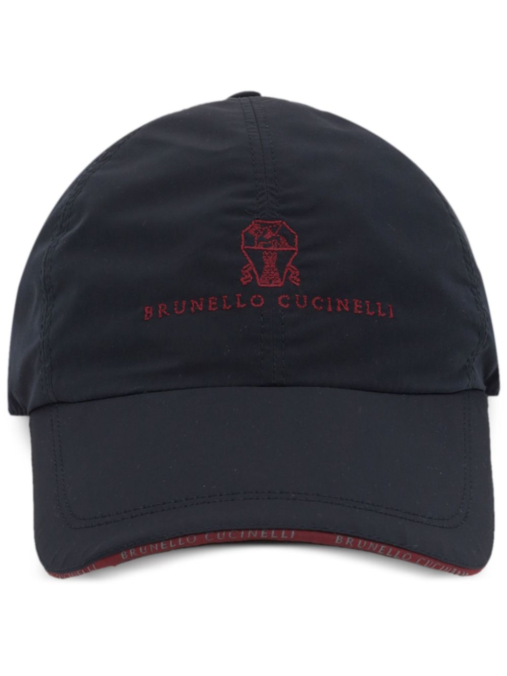 Brunello Cucinelli Technical Jersey Baseball Cap Blue