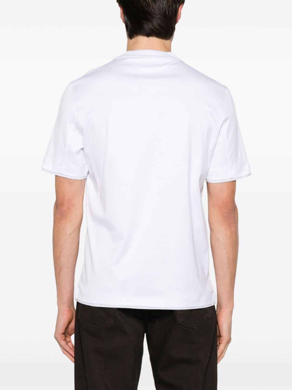 Brunello Cucinelli Cotton T-Shirt White