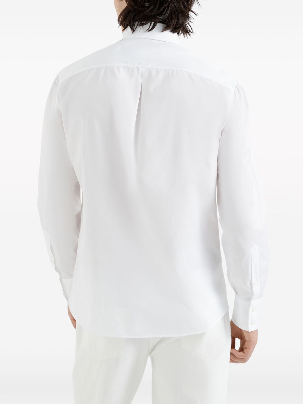 Brunello Cucinelli Classic Cotton Shirt White