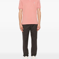 Brunello Cucinelli Cotton Polo Shirt In Orange