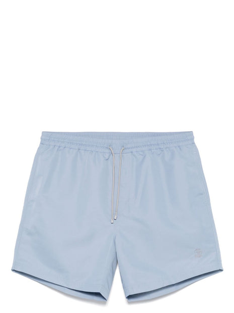 Brunello Cucinelli Swim Shorts In Clear Blue