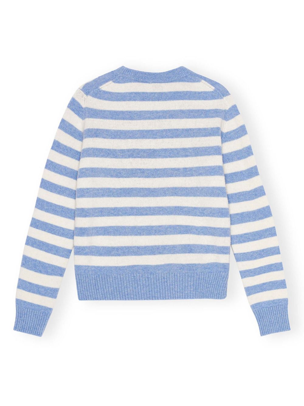 GANNI Wool Blend Sweater Clear Blue