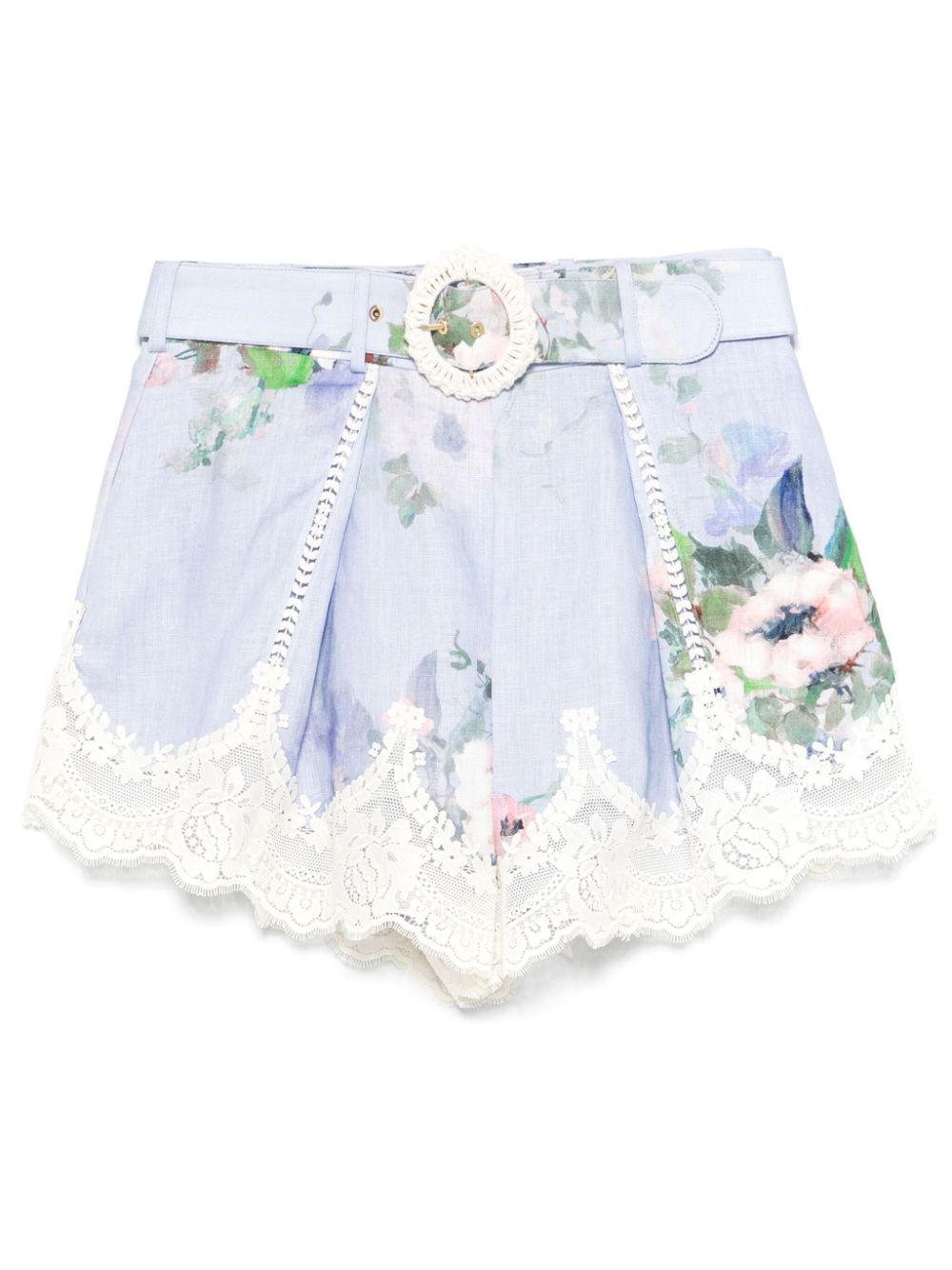 Zimmermann Everley Shorts In Blue