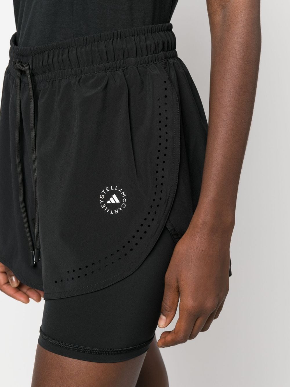 Adidas By Stella McCartney Track Shorts In Black