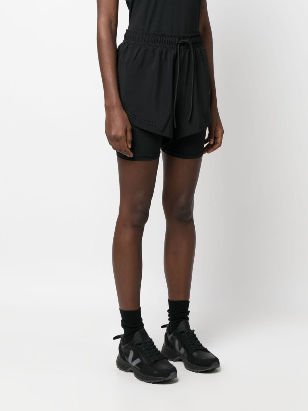 Adidas By Stella McCartney Track Shorts In Black