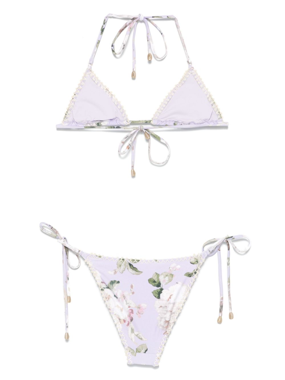 Zimmermann Acacia Bikini Set Lilac