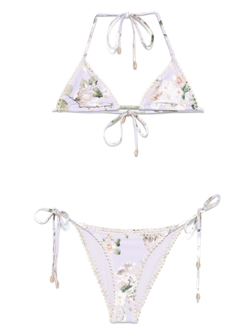 Zimmermann Acacia Bikini Set Lilac