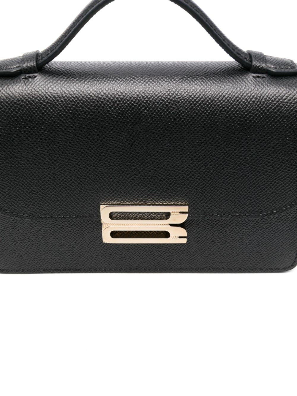 Victoria Beckham Mini Dorian Handbag In Black Leather