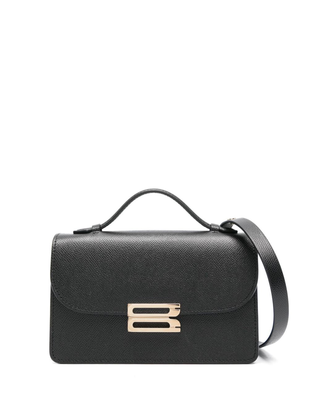 Victoria Beckham Mini Dorian Handbag In Black Leather