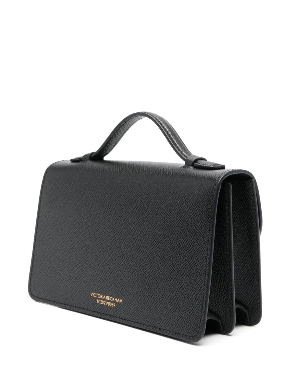 Victoria Beckham Mini Dorian Handbag In Black Leather