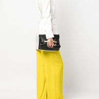 Victoria Beckham Mini Chain Pouch Leather Clutch