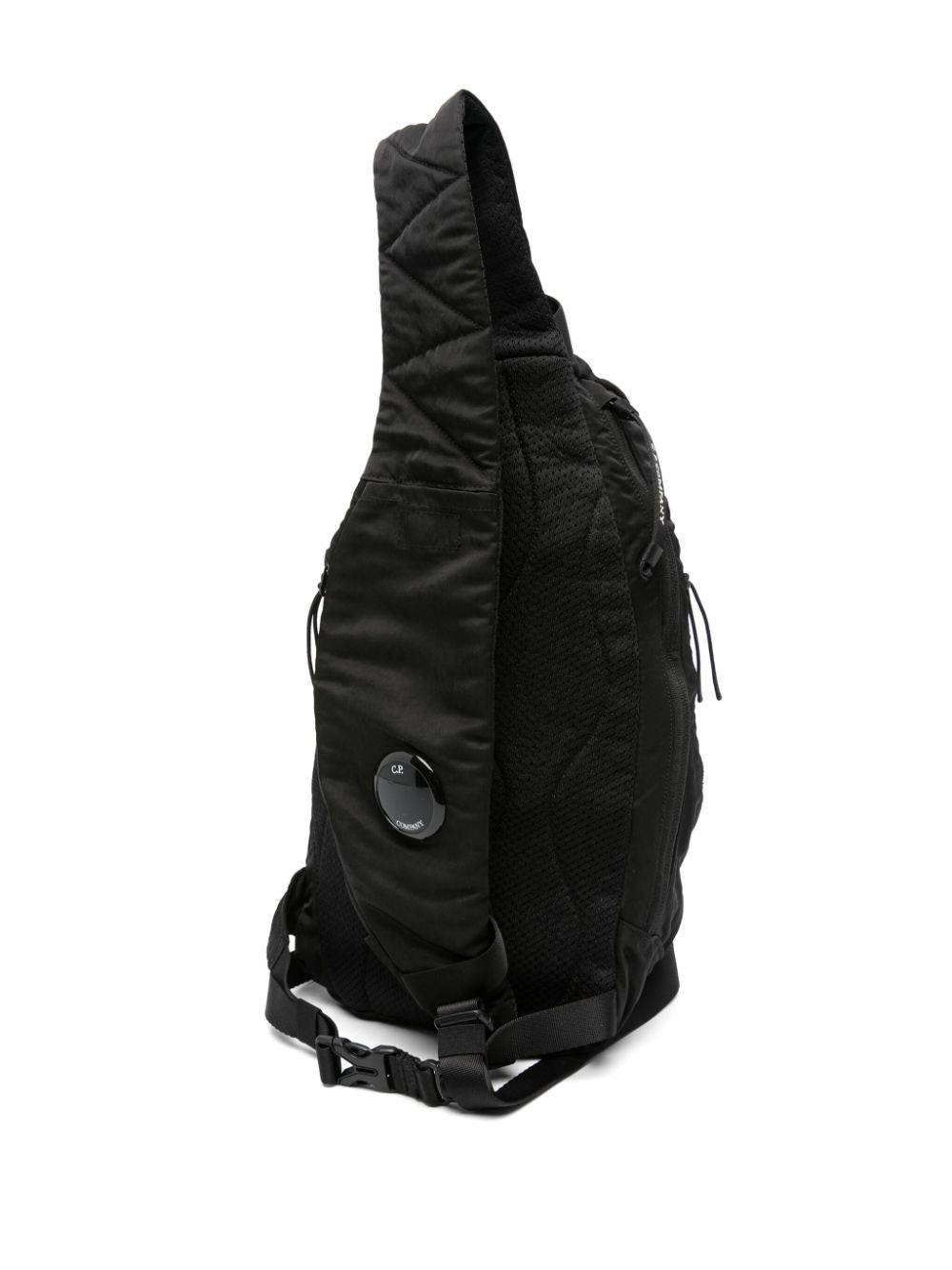 C.P. Company Nylon Crossbody Rucksack In Black