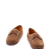 Tod's Boat Gommino Bubble Loafers In Brown