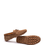 Tod's Boat Gommino Bubble Loafers In Brown