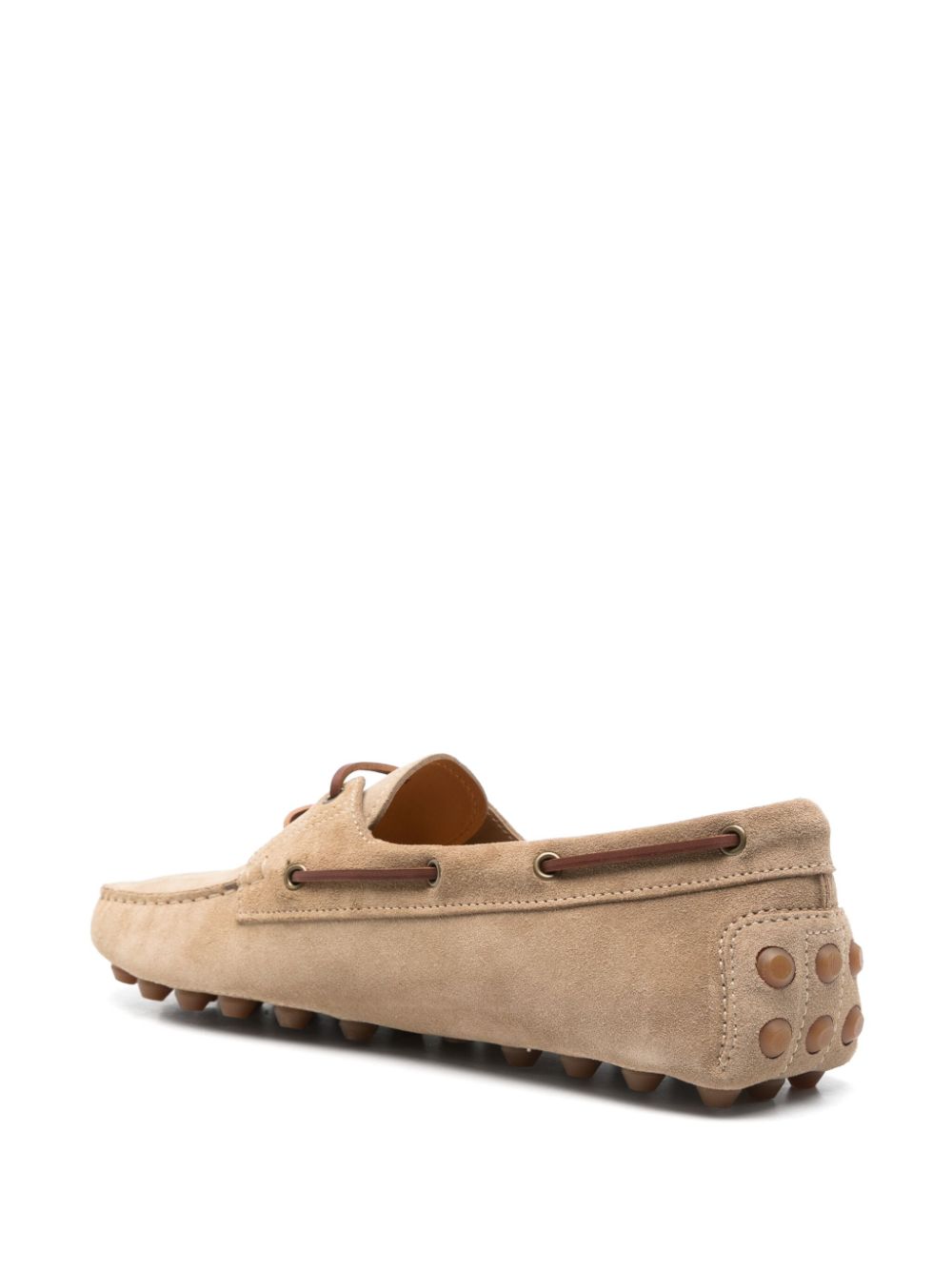 Tod's Boat Gommino Bubble Loafers Beige