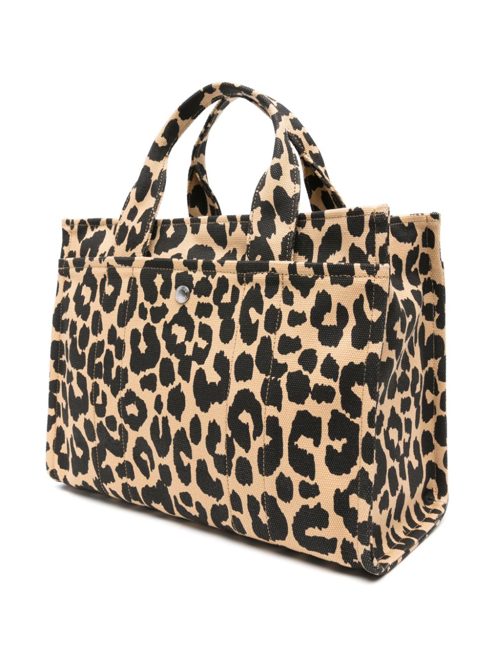 Coach Cargo Tote Bag Leopard Brown