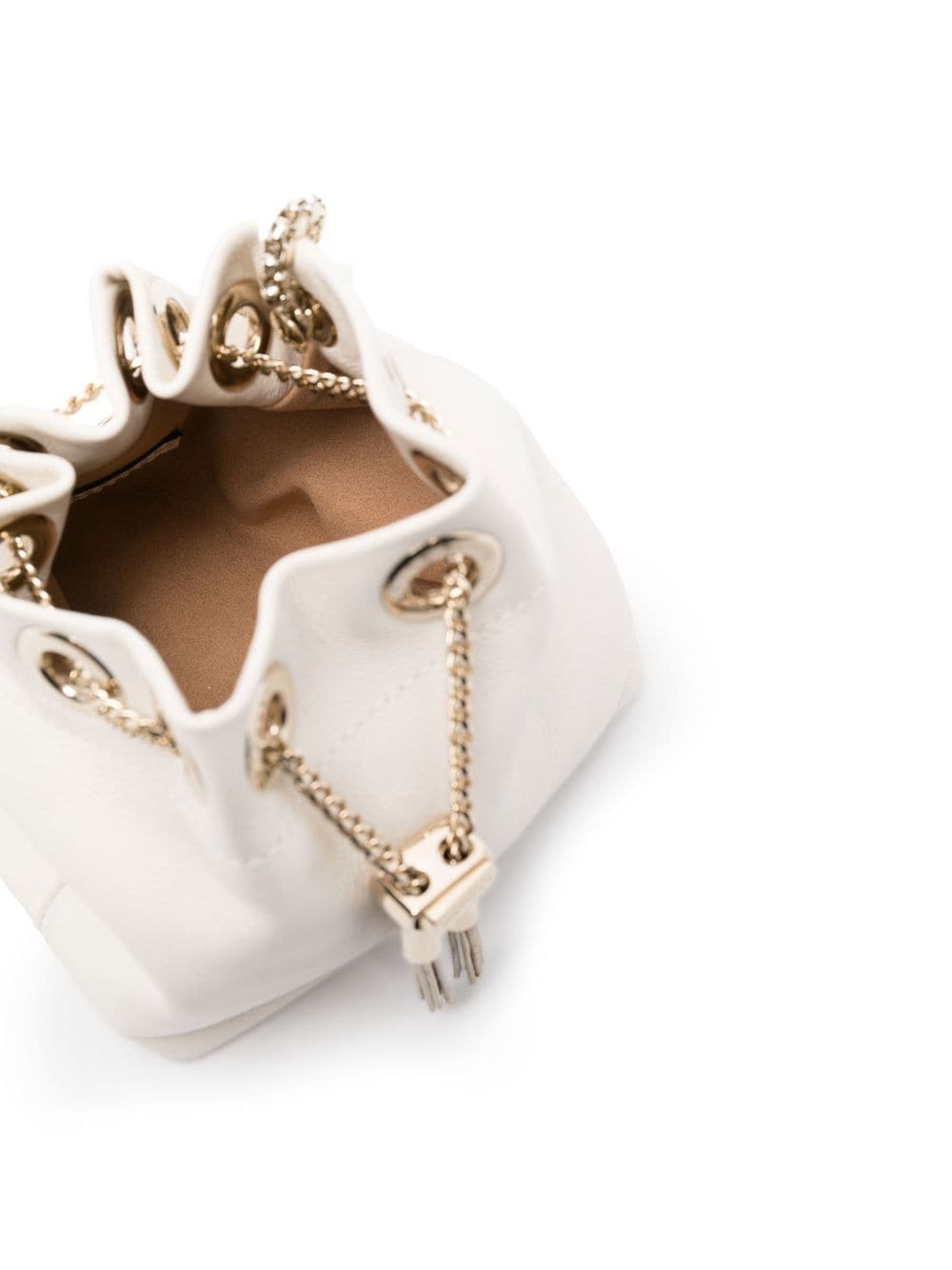 Jimmy Choo Micro Bon Bon Bag White