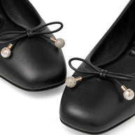 Jimmy Choo Elme Ballet Flats In Black
