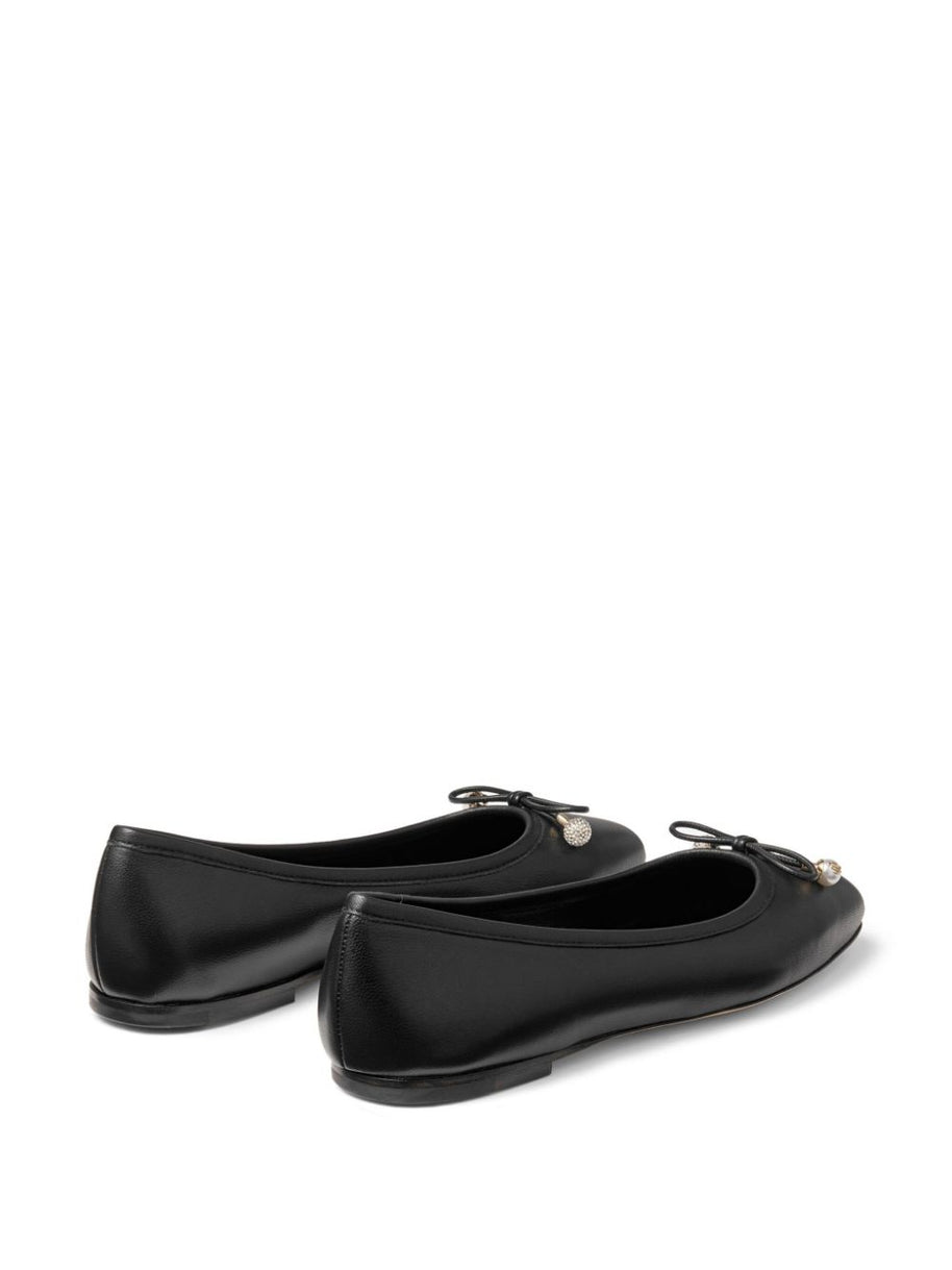 Jimmy Choo Elme Ballet Flats In Black