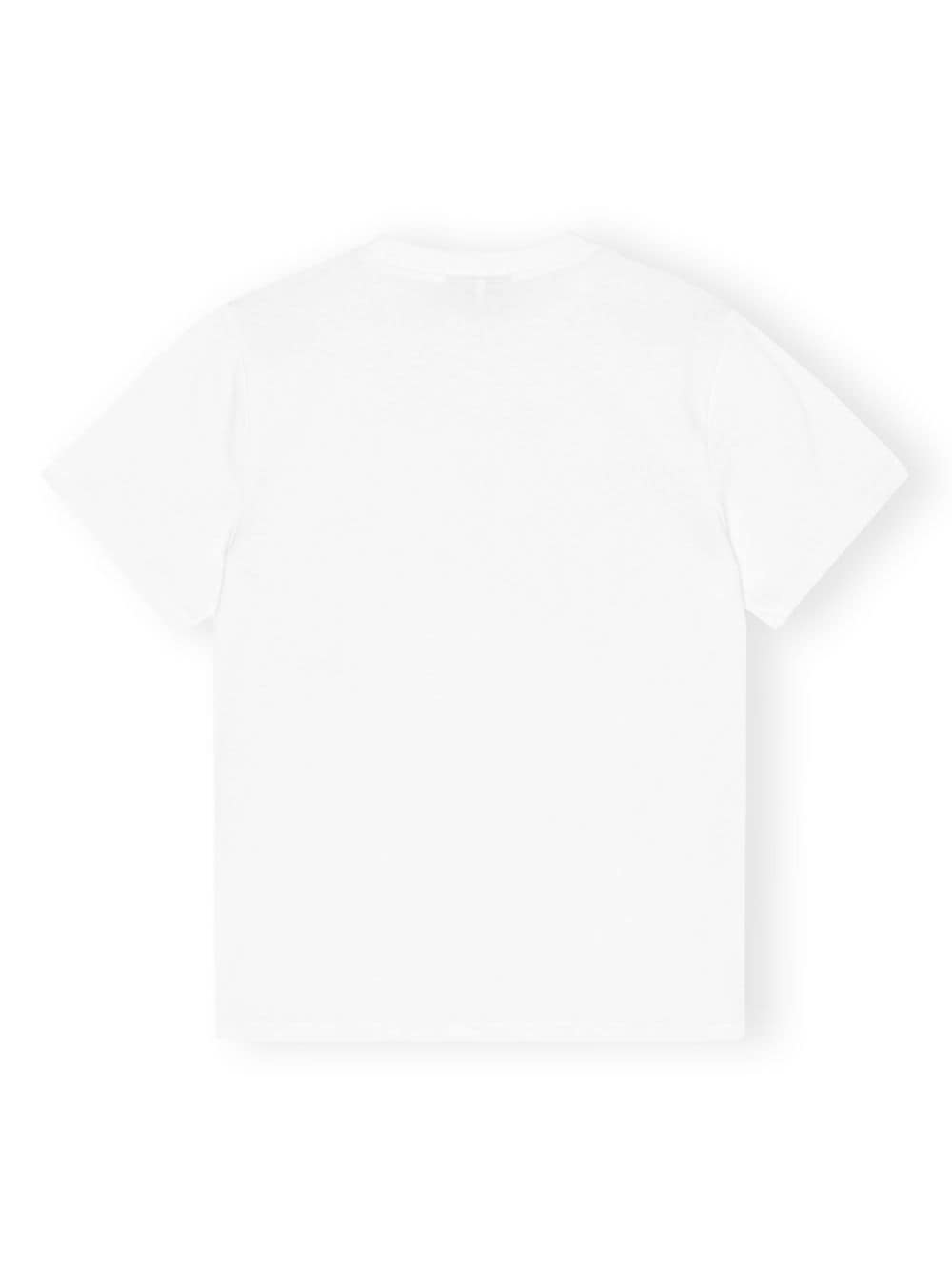 GANNI Graphic T-Shirt White