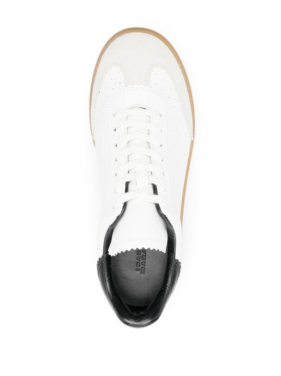 Isabel Marant Bryce Leather Sneakers - White