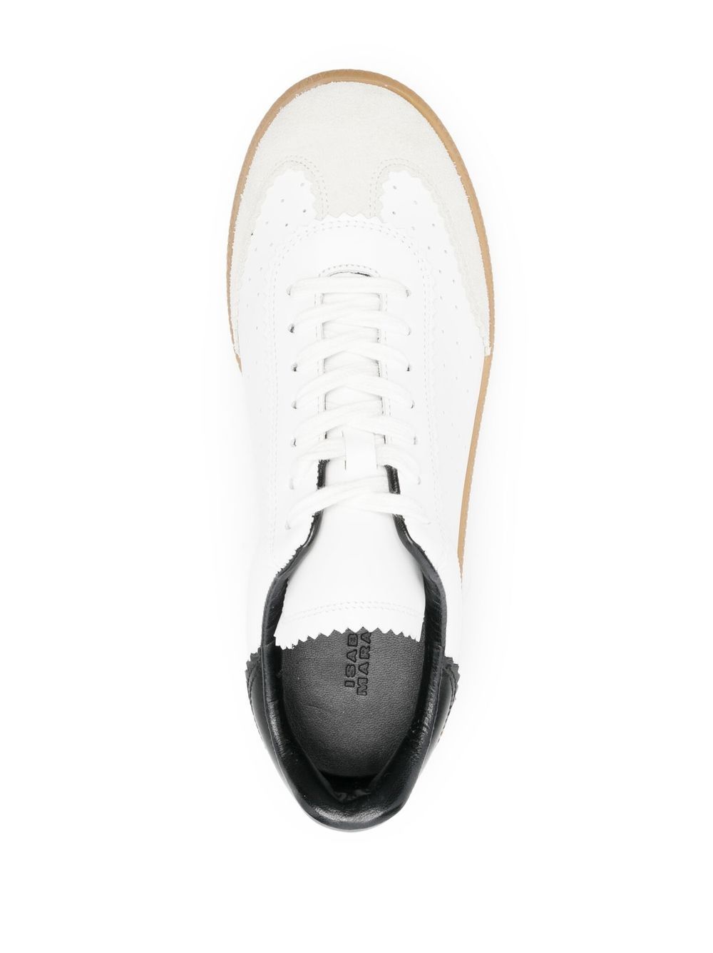 Isabel Marant Bryce Leather Sneakers - White