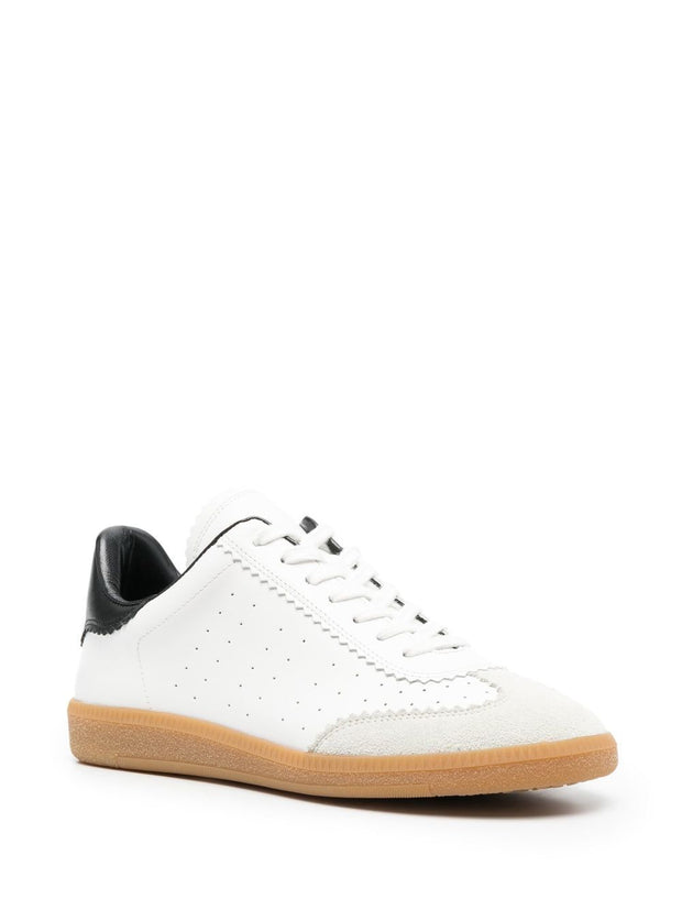 Isabel Marant Bryce Leather Sneakers - White