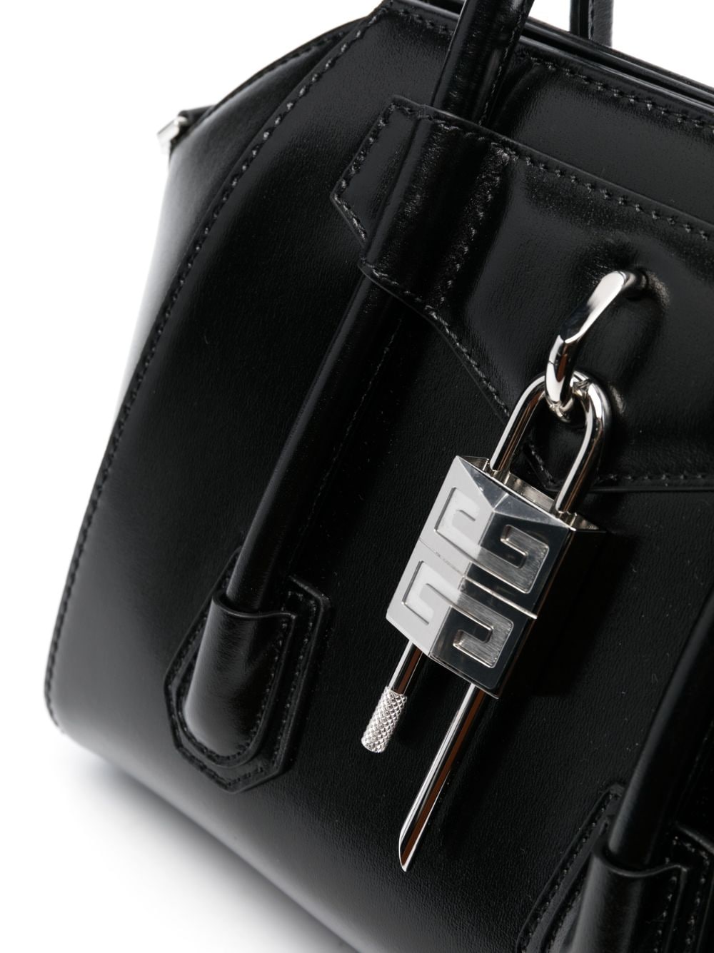 Givenchy Antigona Lock Handbag In Black