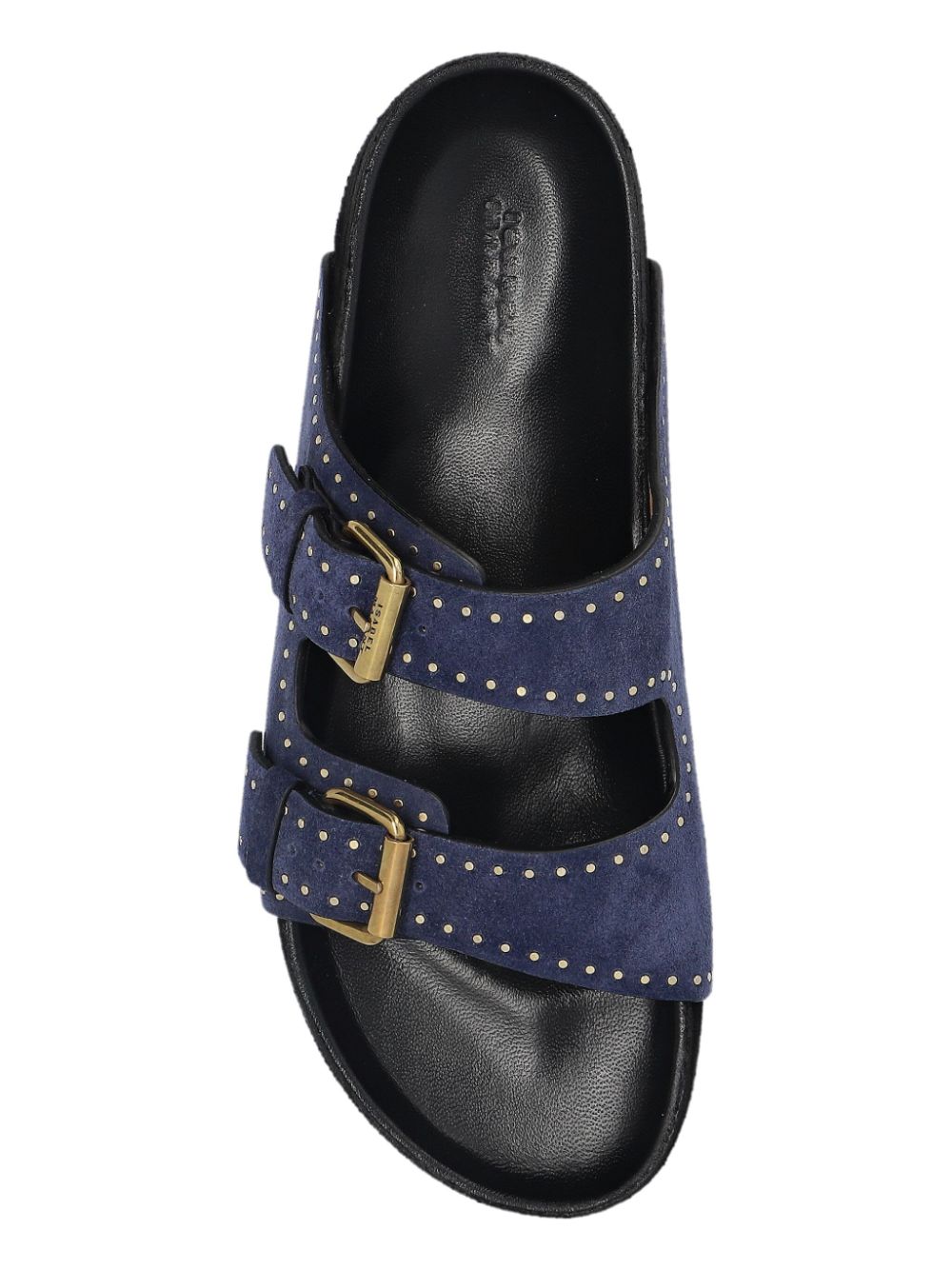 Isabel Marant Lennyo Suede Leather Sandals - Blue