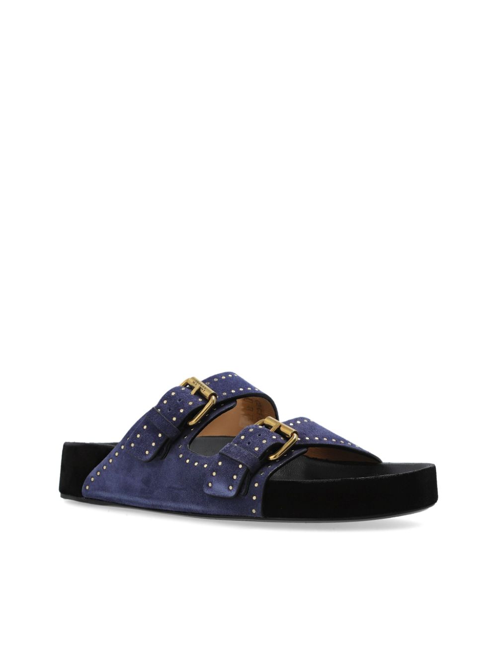 Isabel Marant Lennyo Suede Leather Sandals - Blue