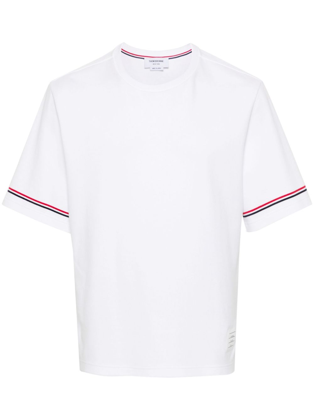 Thom Browne White Cotton Jersey Top