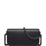 Valentino Garavani Locò Small Leather Shoulder Bag - Black