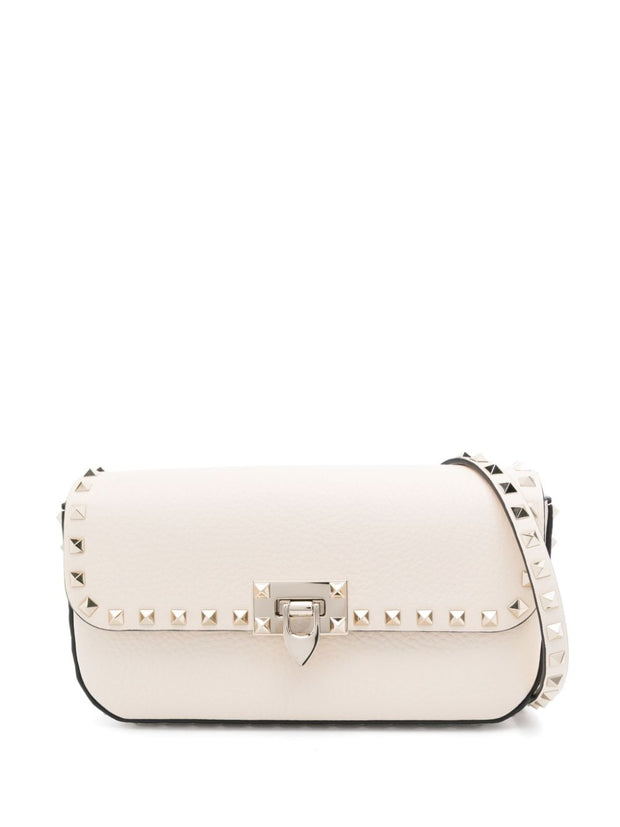 Valentino Garavani Rockstud Crossbody Bag - White