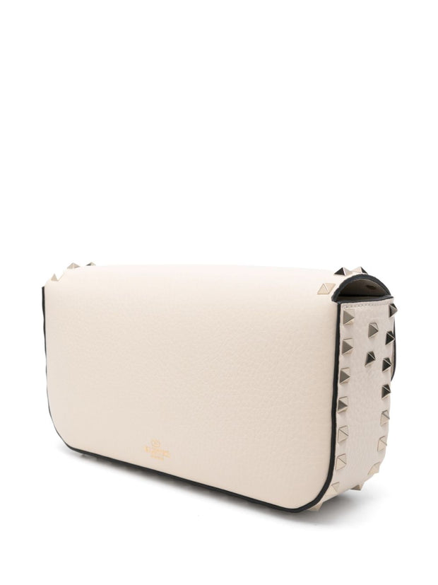 Valentino Garavani Rockstud Crossbody Bag - White