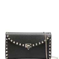 Valentino Garavani Rockstud Mini Bag With Strap -  Black