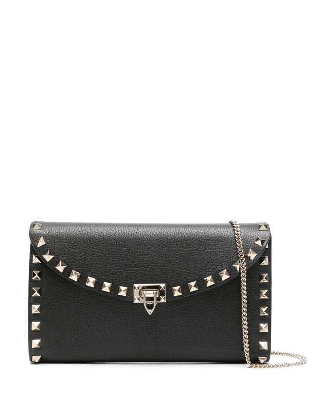 Valentino Garavani Rockstud Mini Bag With Strap -  Black