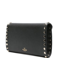 Valentino Garavani Rockstud Mini Bag With Strap -  Black