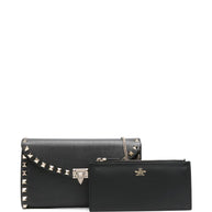 Valentino Garavani Rockstud Mini Bag With Strap -  Black