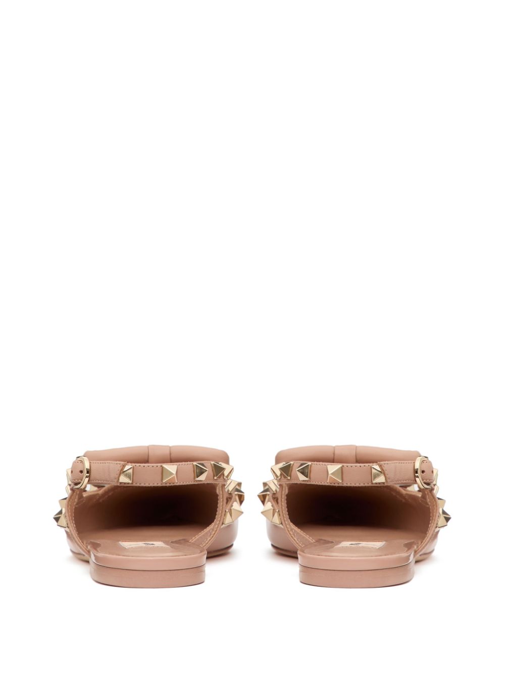 Valentino Garavani Slingback Rockstud Ballet Flat - Powder