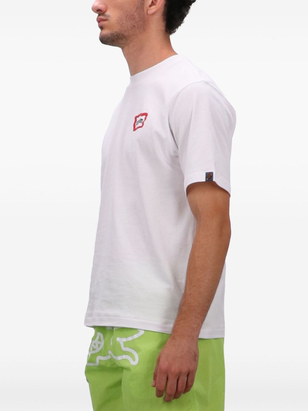 ICECREAM Cotton Logo Print T-Shirt In White