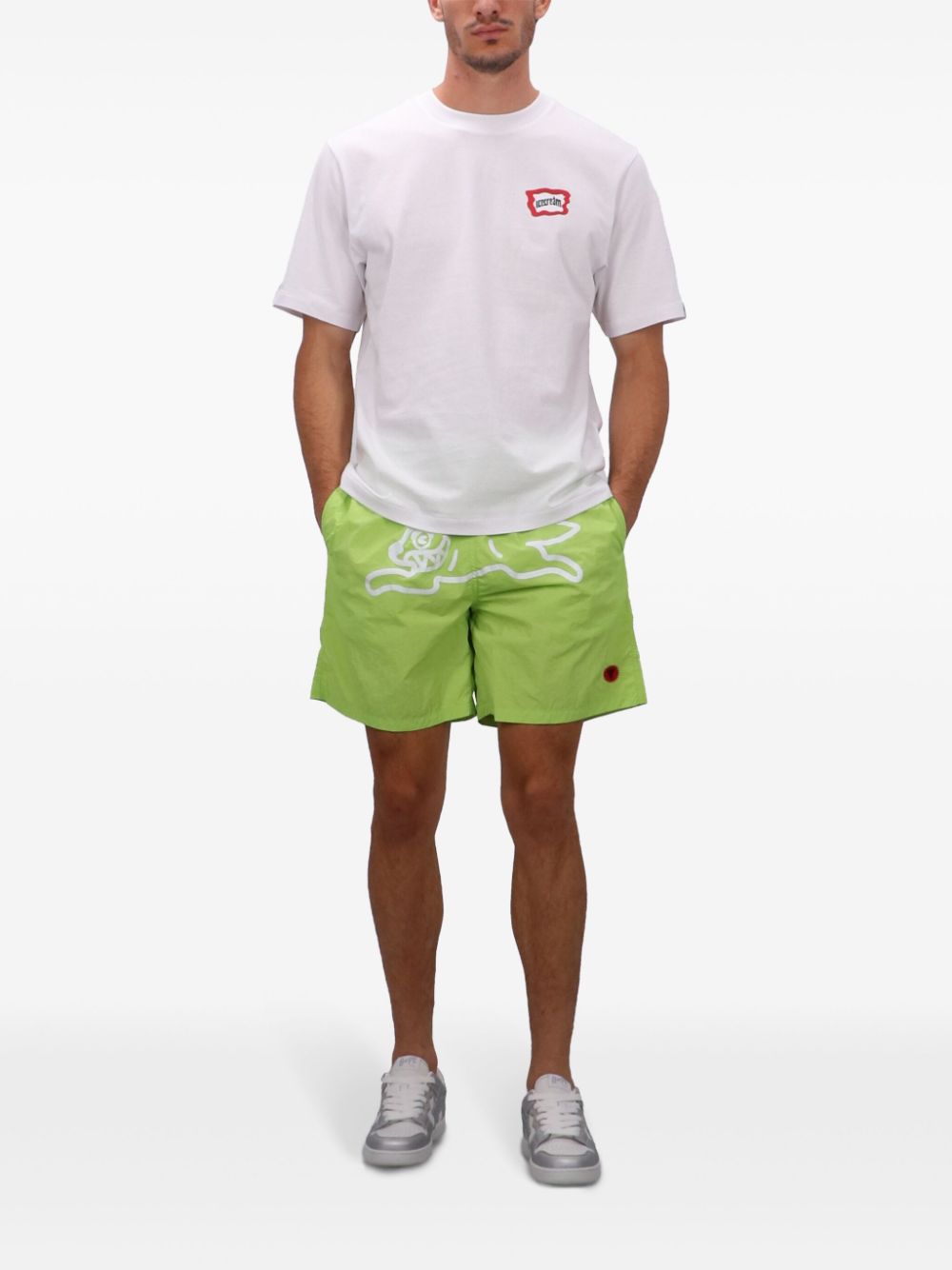 ICECREAM Cotton Logo Print T-Shirt In White