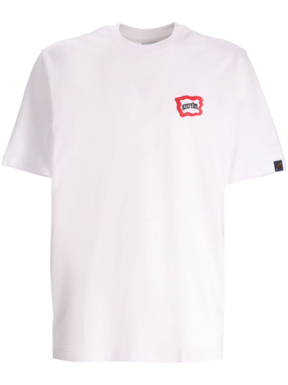 ICECREAM Cotton Logo Print T-Shirt In White