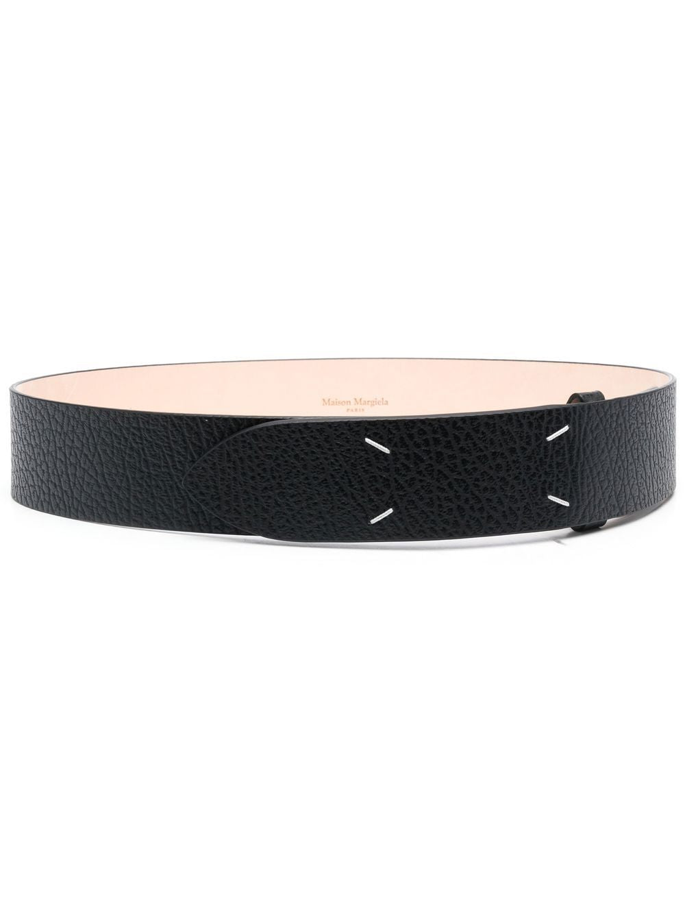 Maison Margiela Leather Belt Black