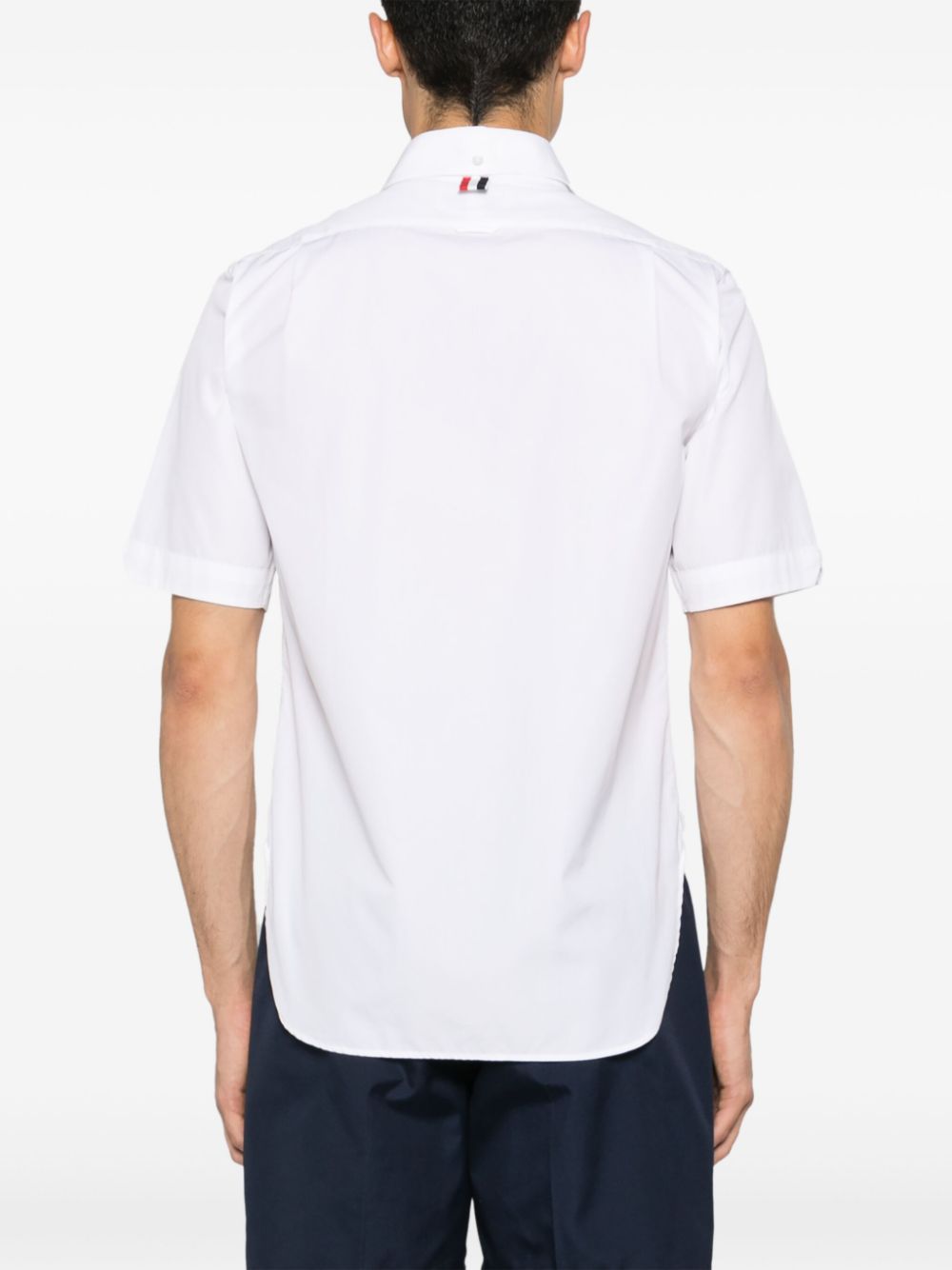 Thom Browne White Cotton Poplin Shirt