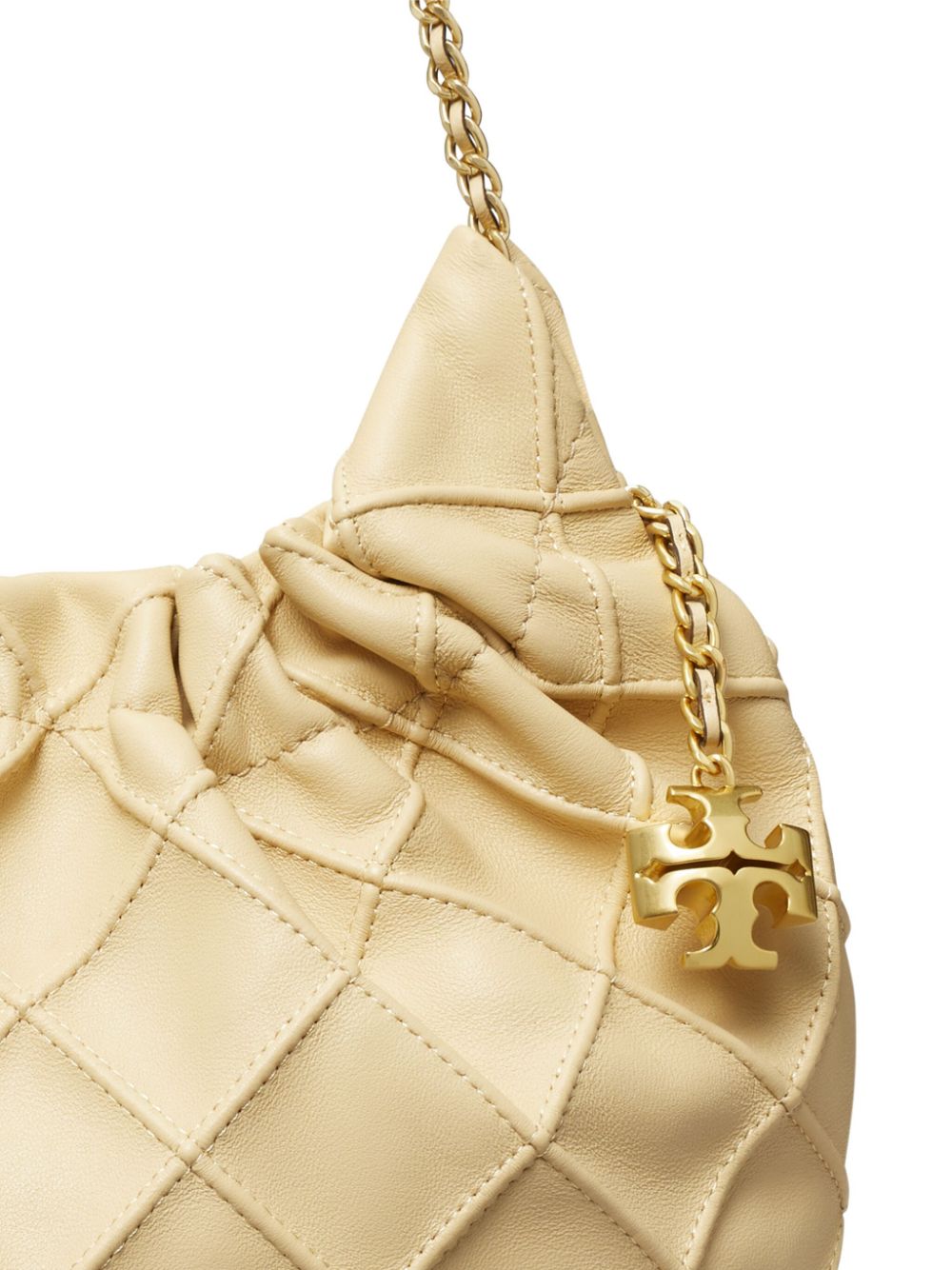 Tory Burch Mini Fleming Soft Hobo Bag With Chain Shoulder Strap