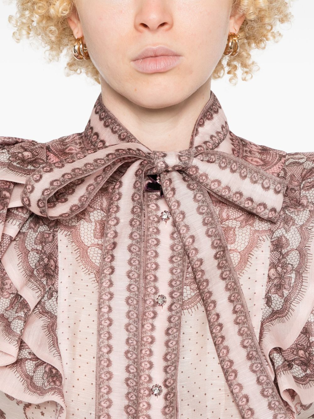 Zimmermann Crush Frill Blouse