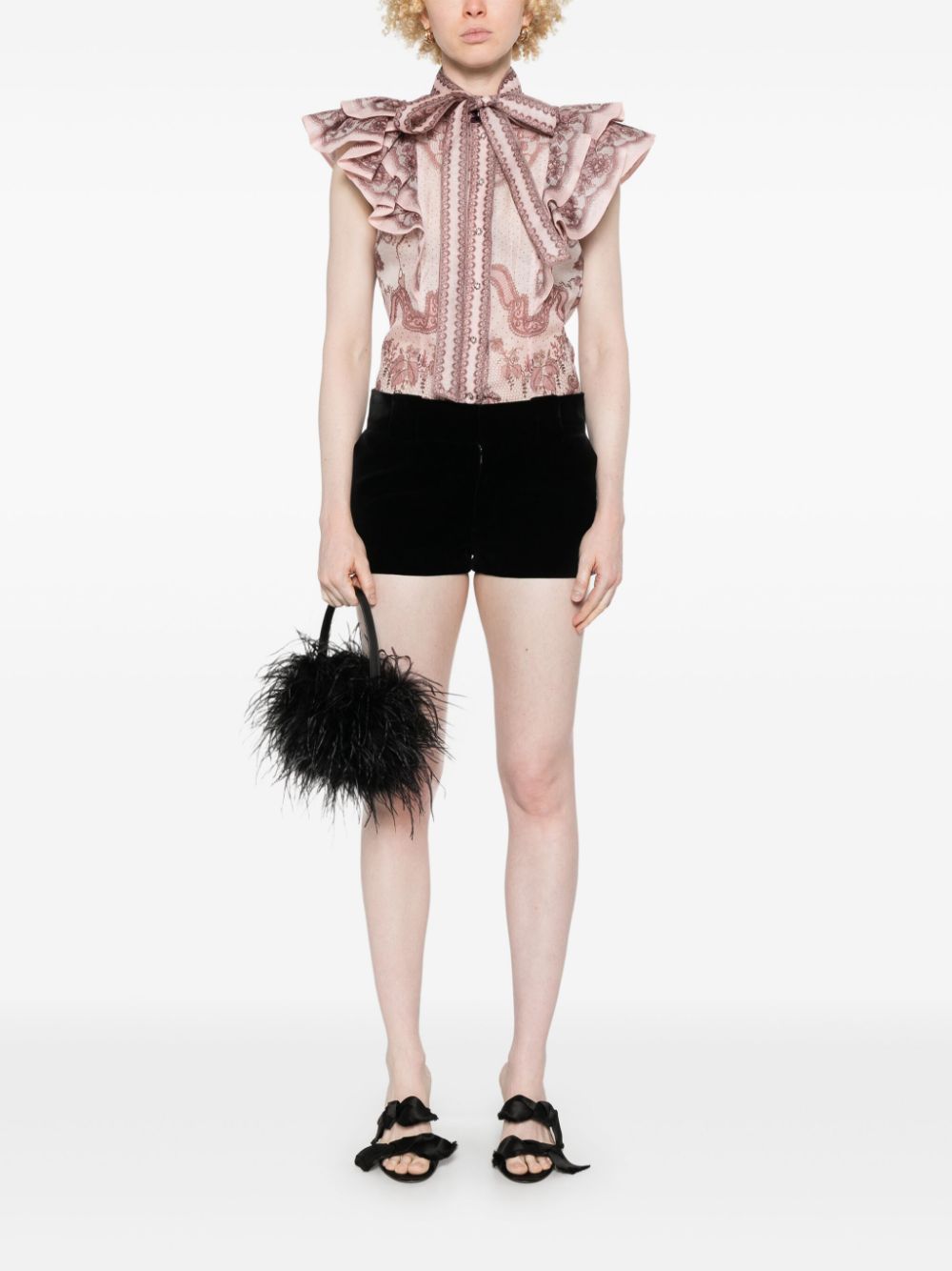 Zimmermann Crush Frill Blouse