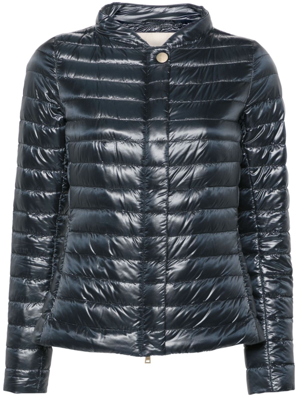 ジャケット HERNO Women Jackets PI0003DIC 12017Z9200 Blue Herno Women's Cape Woven Jacket with 3/4 Sleeves - Blue