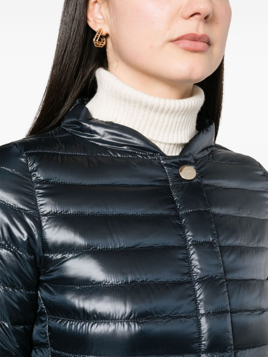 Herno Quilted Jacket In Blue
